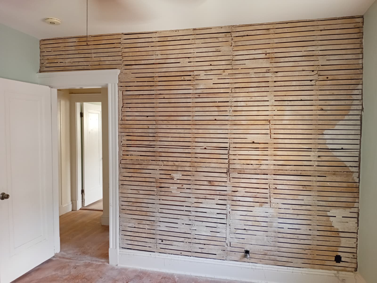 Interior repaint with smooth two-coat wall finish